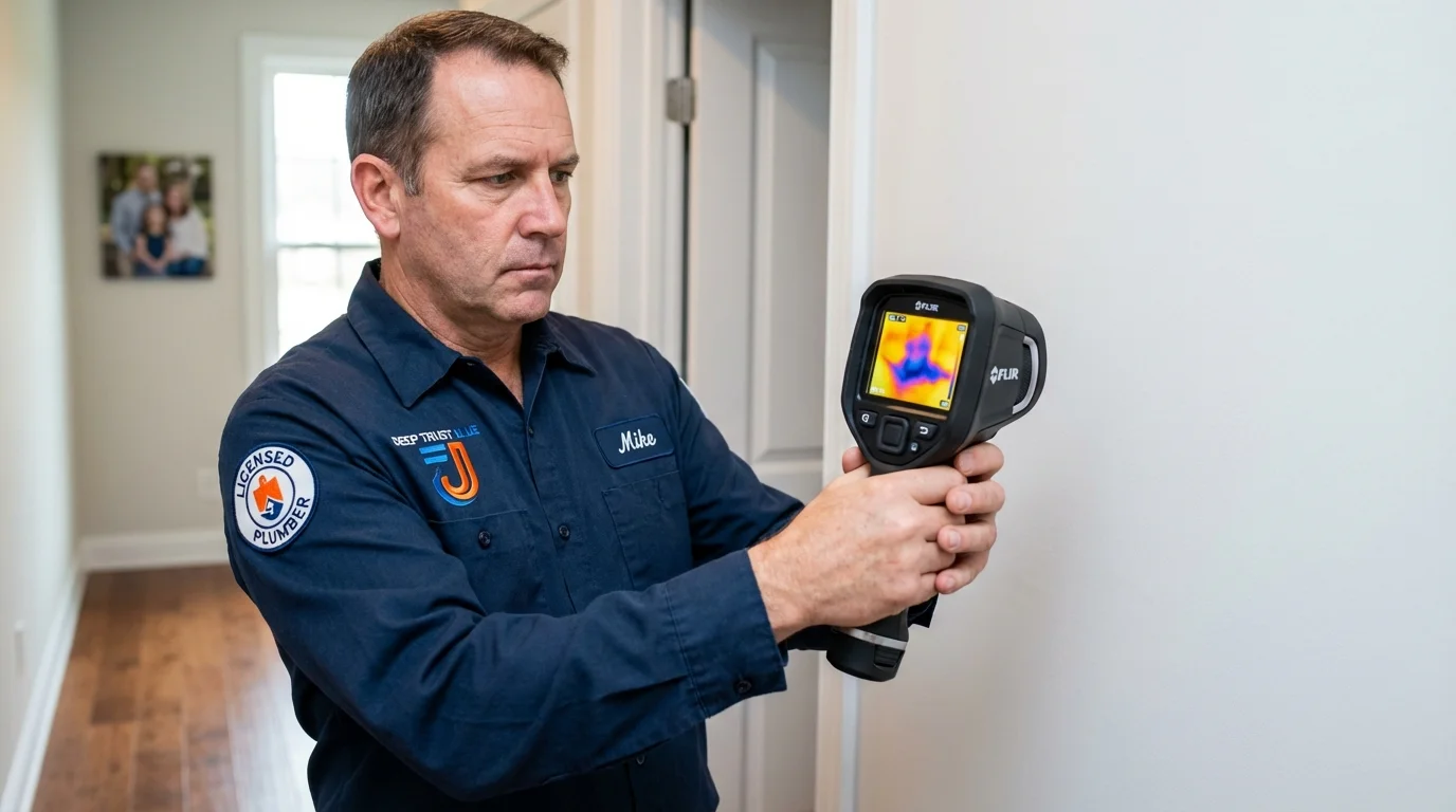 Thermal imaging leak detection by Johns Plumbing LLC in Millen
